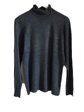 Reitmans charcoal gray turtleneck sweater